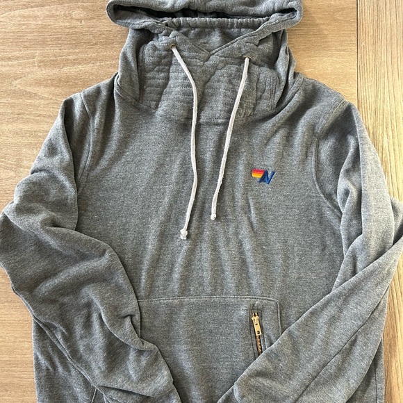 Aviator Nation Ninja Pullover Hoodie Gray - Picture 3 of 6